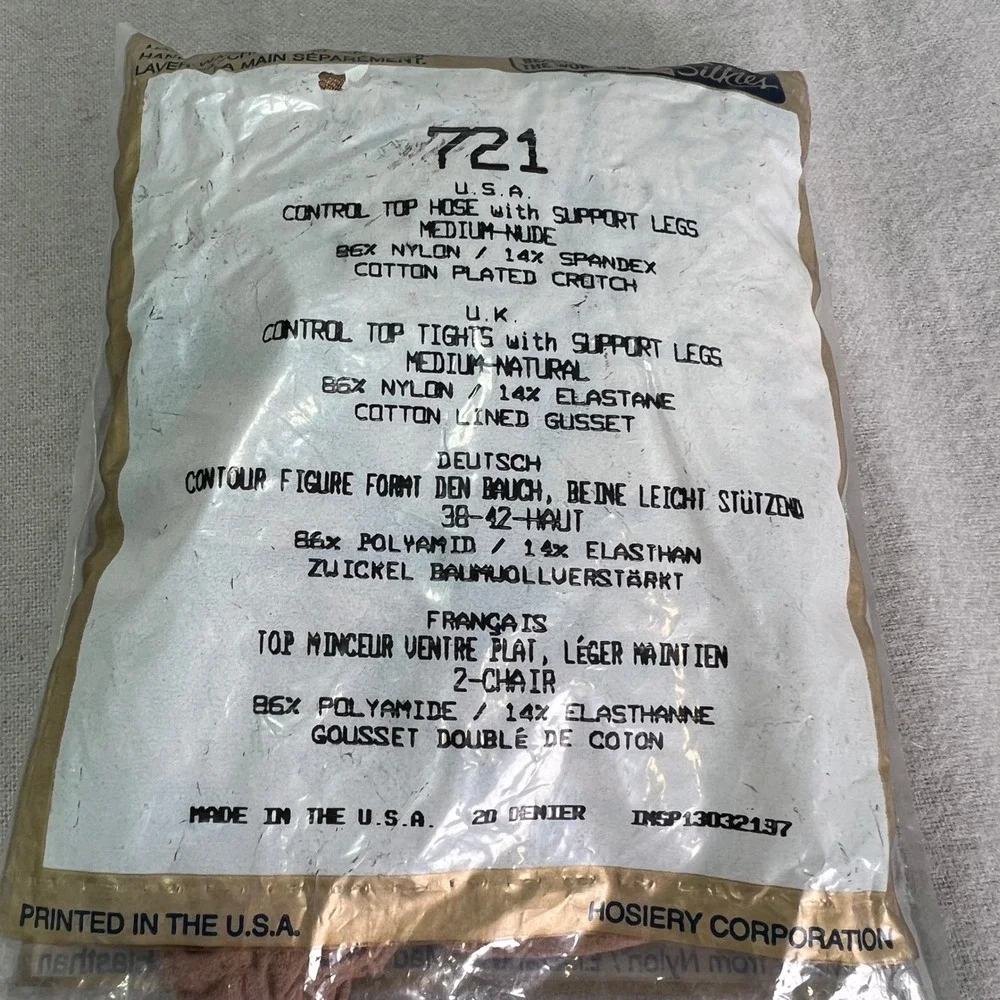 NOS Silkies Hosiery Mixed Lot Multicolor Pantyhose Knee Highs Vintage‎ Medium